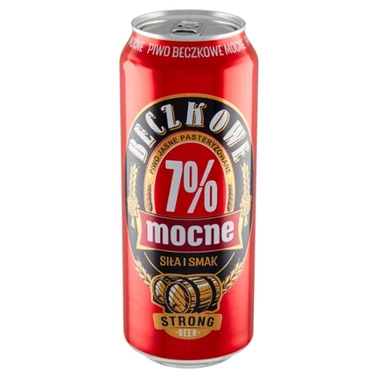 Beczkowe Piwo jasne mocne 7% 500 ml - 0
