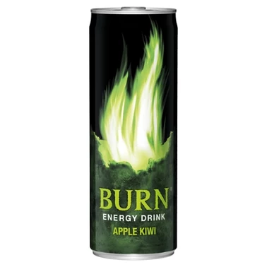 Burn Apple Kiwi Gazowany napój energetyczny 250 ml - 1