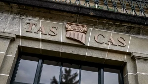 Fronton budynku Court of Arbitration for Sport (CAS) w Lozannie