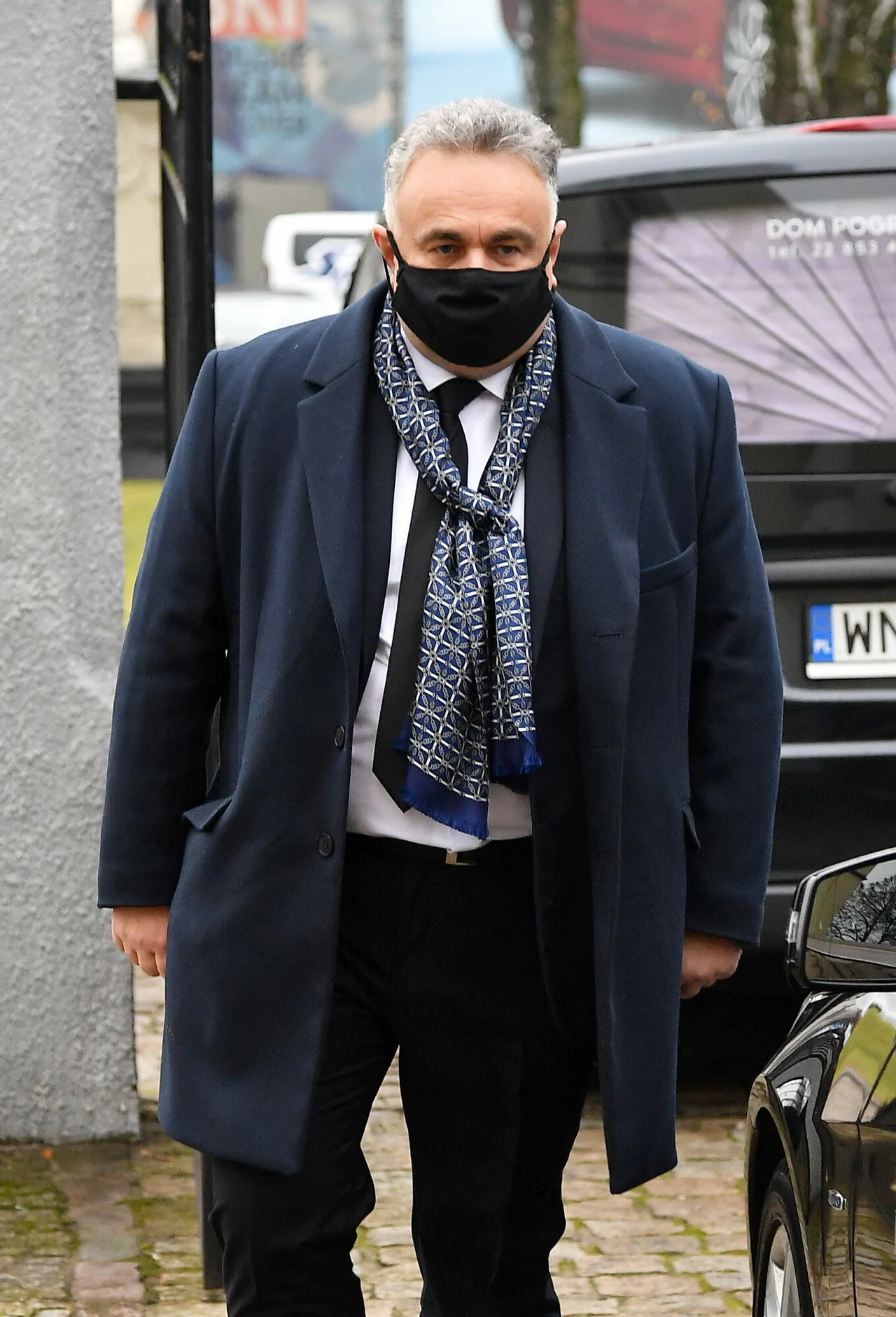 Tomasz Sakiewicz na pogrzebie Katarzyny Łaniewskiej