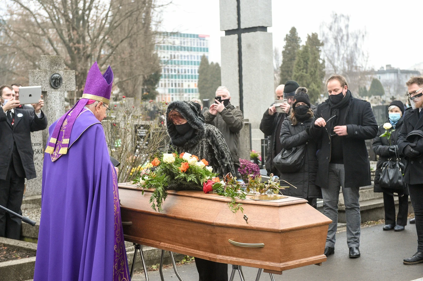 Katarzyna Łaniewska spoczęła na Cmentarzu Służewskim Nowym.