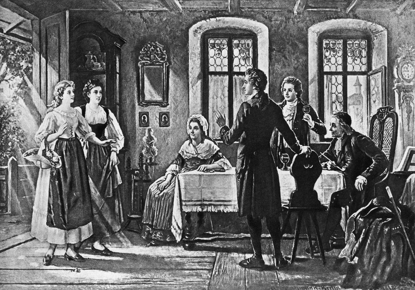 Johann Wolfgang von Goethe miał talent nie tylko do pisania...