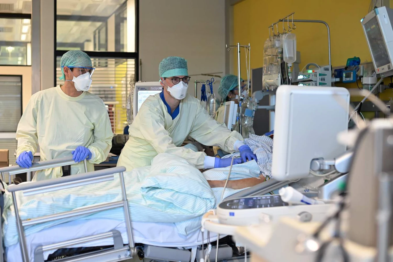 Koronawirus w Niemczech, szpital w Aachen Koronawirus w Niemczech, szpital w Aachen