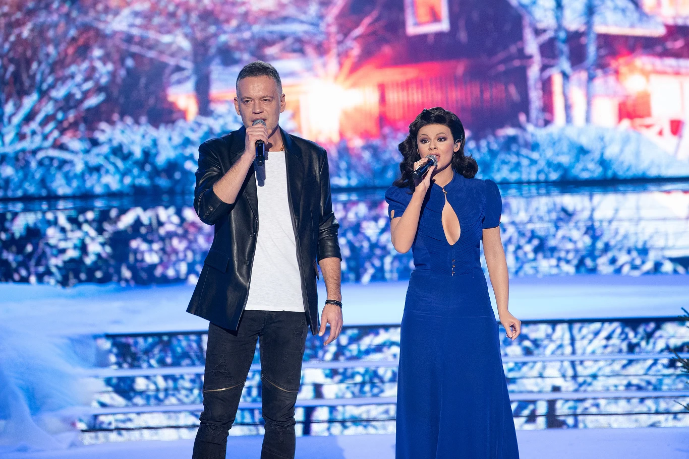 Krzysztof Antkowiak i Ewelina Lisowska jako Edyta Górniak Krzysztof Antkowiak i Ewelina Lisowska jako Edyta Górniak