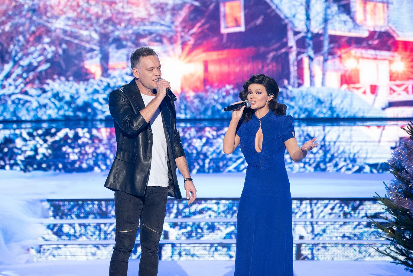 Krzysztof Antkowiak i Ewelina Lisowska jako Edyta Górniak Krzysztof Antkowiak i Ewelina Lisowska jako Edyta Górniak