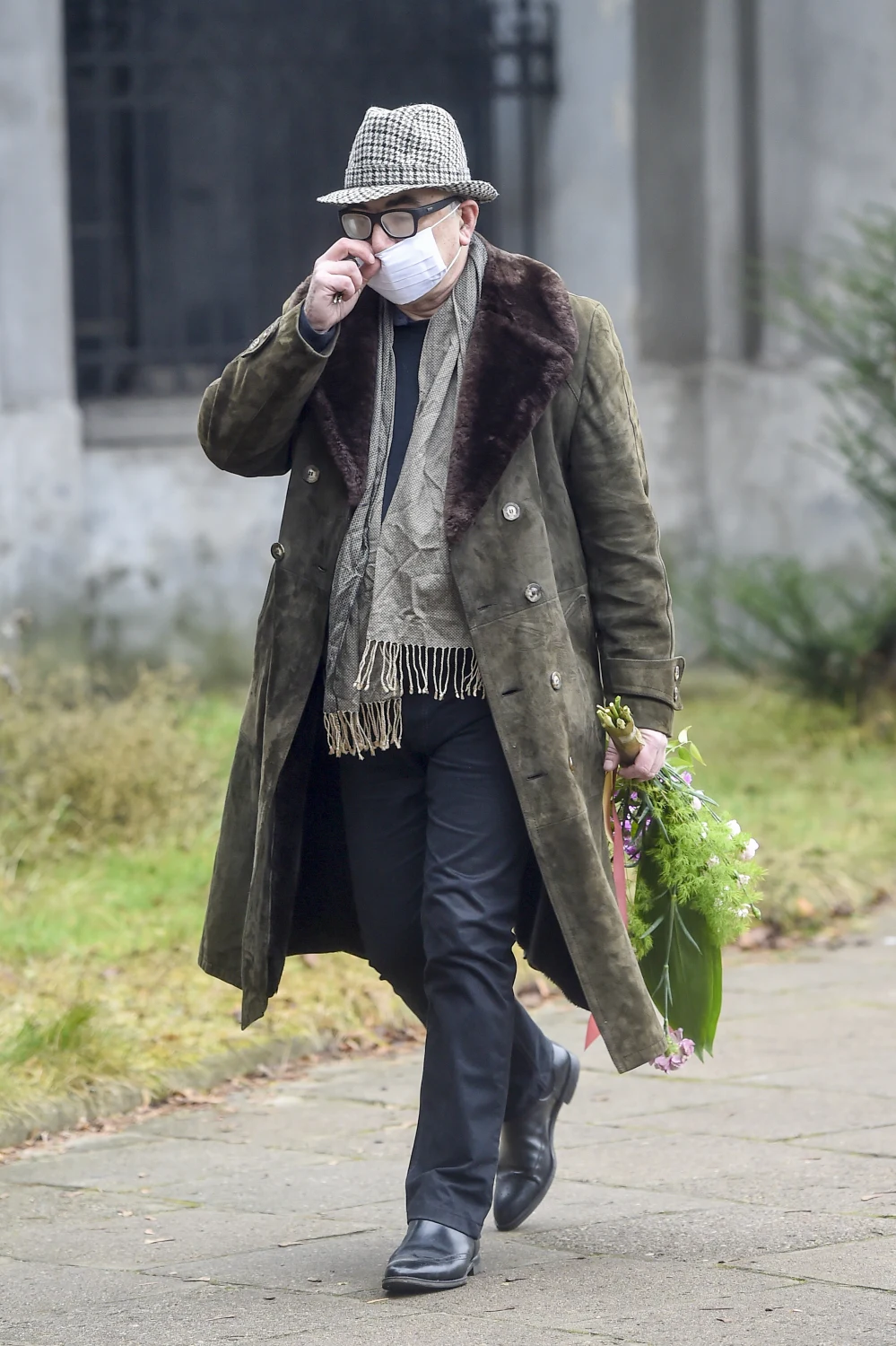 Rafał Bryndal na pogrzebie Agnieszki Fatygi Rafał Bryndal na pogrzebie Agnieszki Fatygi