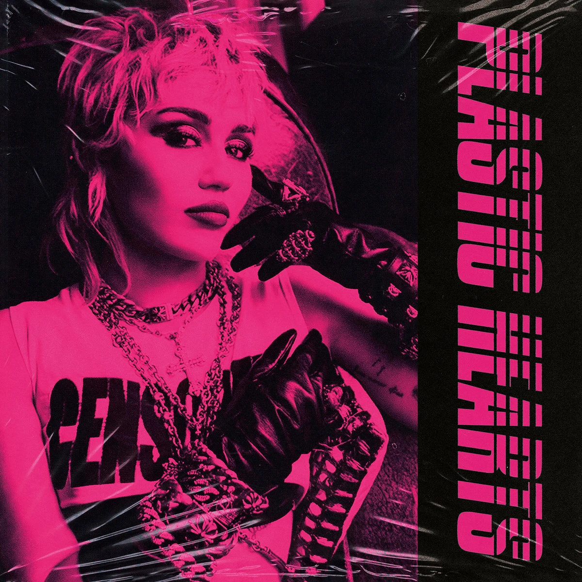 Okładka płyty Miley Cyrus "Plastic Hearts" Okładka płyty Miley Cyrus "Plastic Hearts"