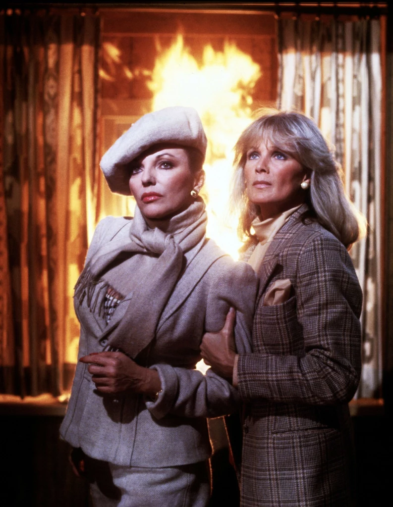 Joan Collins w roli niezapomnianej Alexis z serialu "Dynastia"