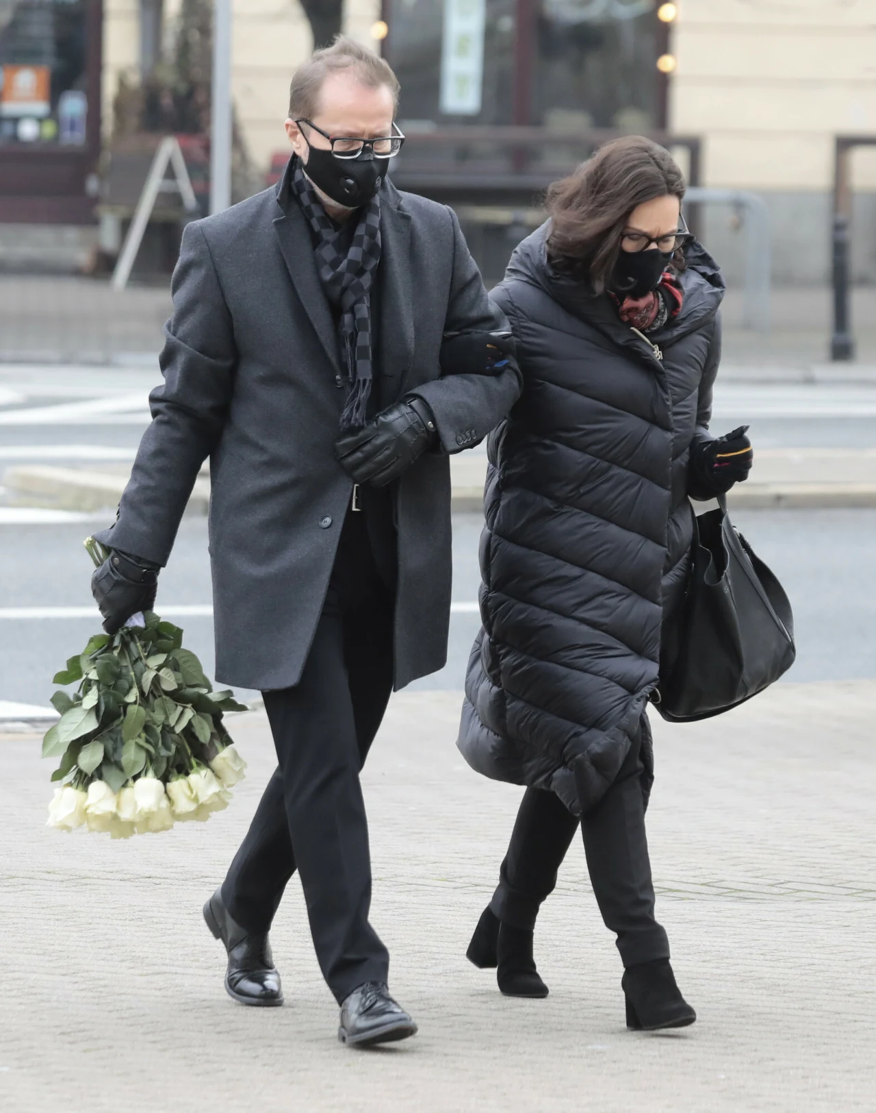 Artur Żmijewski z żoną Artur Żmijewski z żoną