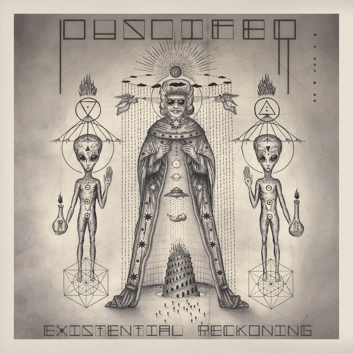 Okładka płyty "Existential Reckoning" grupy Puscifer Okładka płyty "Existential Reckoning" grupy Puscifer