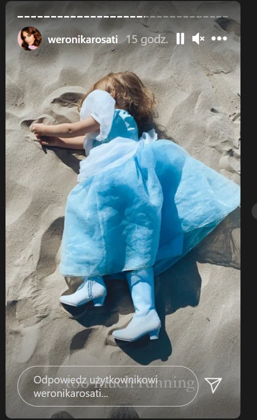 Córka Weroniki przebrała się za swoją ulubioną postać z bajki 