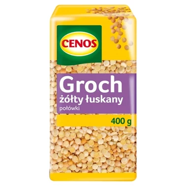 Cenos Groch żółty łuskany połówki 400 g - 1