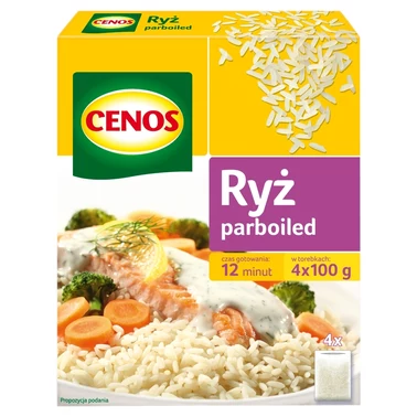 Cenos Ryż parboiled 400 g (4 x 100 g) - 0