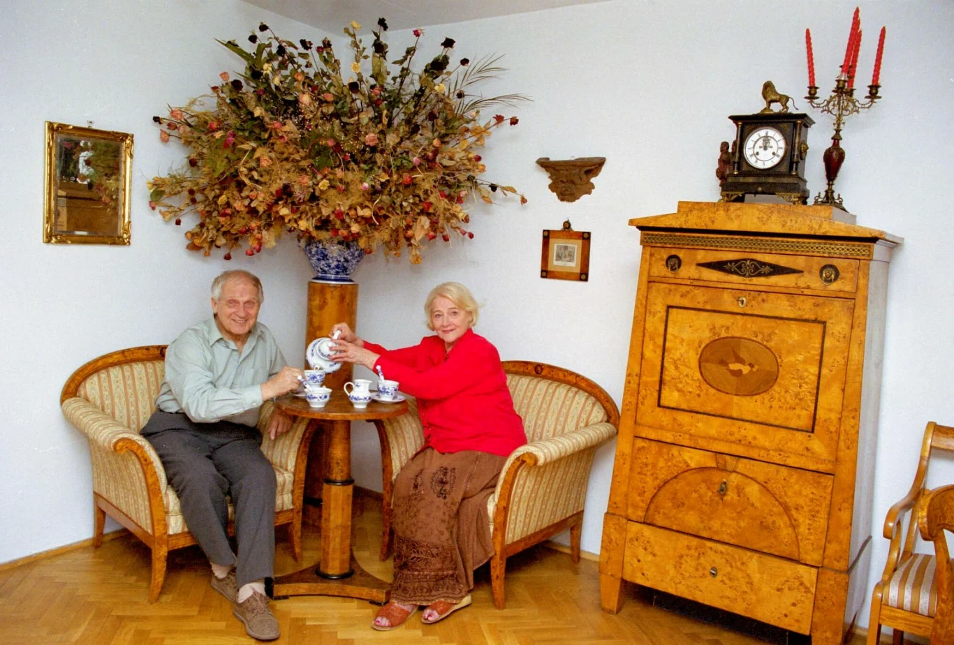 Zygmunt z żoną Zygmunt z żoną