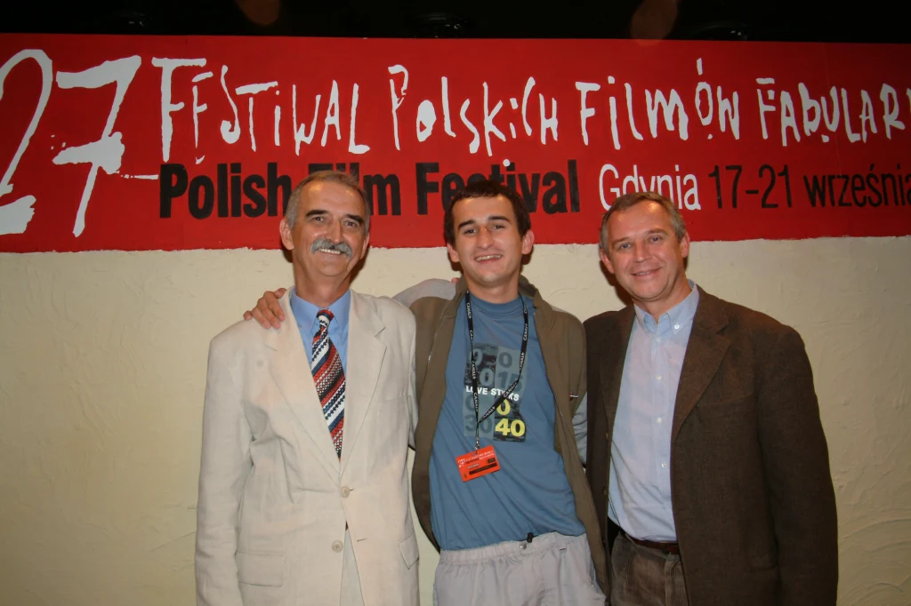 Marek Koterski, Misiek Koterski i Marek Kondrat na pokazie filmu "Dzień Świra" Marek Koterski, Misiek Koterski i Marek Kondrat na pokazie filmu "Dzień Świra"