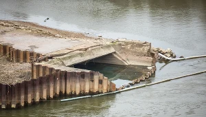 Zrzut ścieków w Warszawie