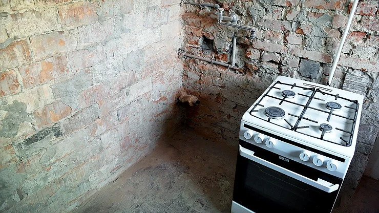 Mieszkanie pani Justyny było w stanie surowym