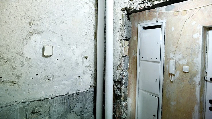 Mieszkanie pani Justyny było w stanie surowym Mieszkanie pani Justyny było w stanie surowym