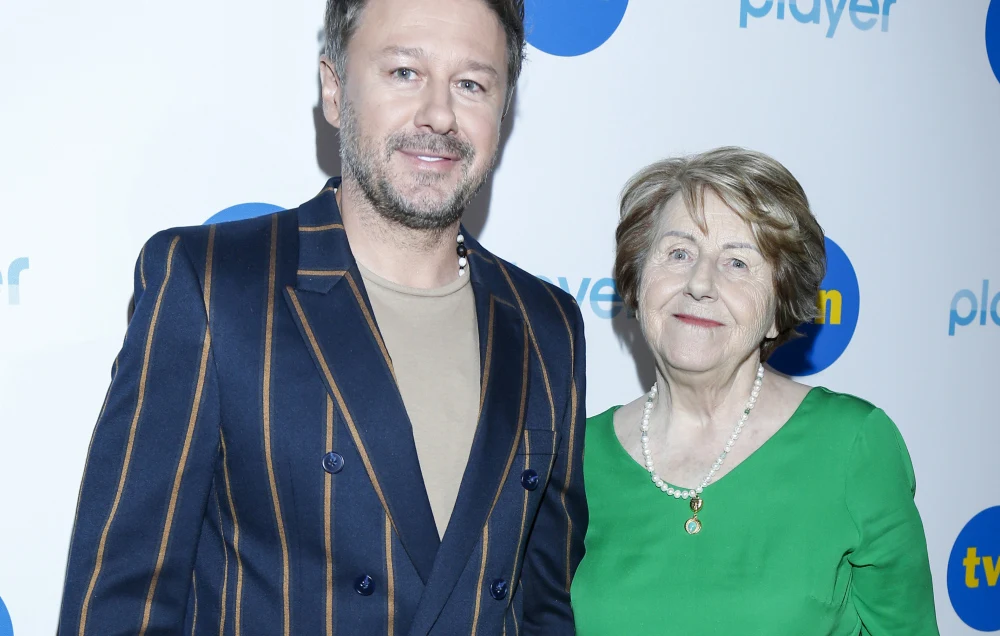 Andrzej Piaseczny z mamą Andrzej Piaseczny z mamą