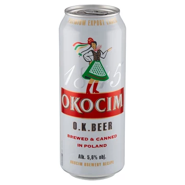 Okocim O.K. Beer Piwo jasne 500 ml - 1