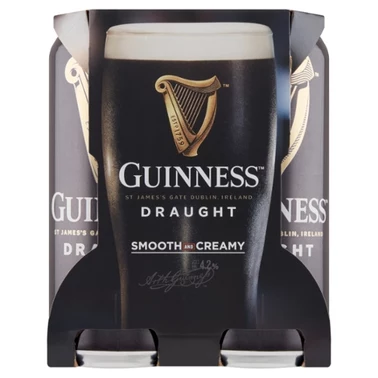 Guinness Draught Piwo ciemne 4 x 440 ml - 0