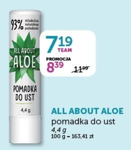 Pomadka do ust All About Aloe