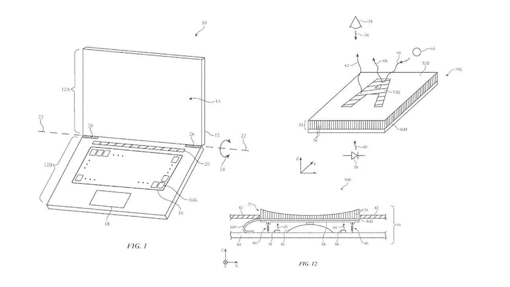 Nowy patent Apple / fot. USPTO