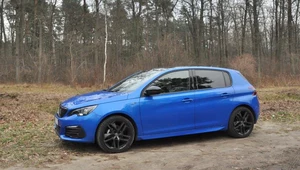 Peugeot 308 w kolorze blue. Vertigo Blue