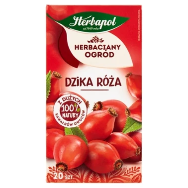 Herbapol Herbaciany Ogród Herbatka owocowo-ziołowa dzika róża 70 g (20 x 3,5 g) - 0