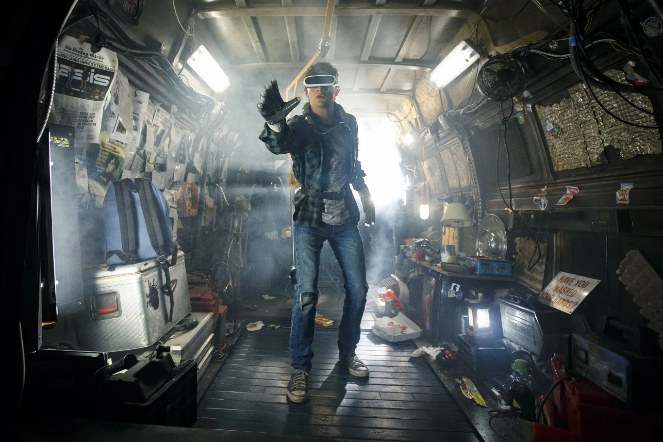 Tye Sheridan w filmie "Player One" Tye Sheridan w filmie "Player One"