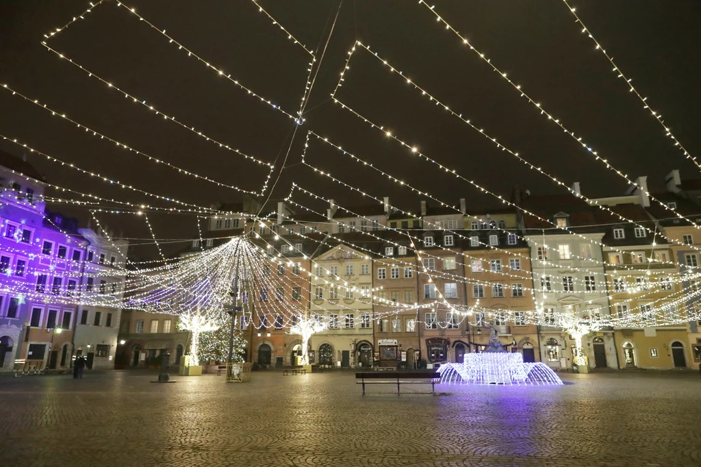 Opustoszałe centrum Warszawy Opustoszałe centrum Warszawy