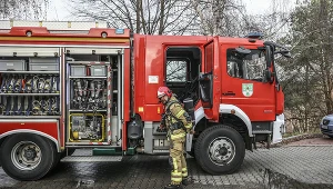 Kraków: Pożar mieszkania. Kobieta wyskoczyła z okna