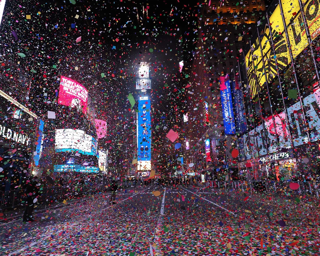 Nowy Rok na Times Square w Nowym Jorku (USA) Nowy Rok na Times Square w Nowym Jorku (USA)