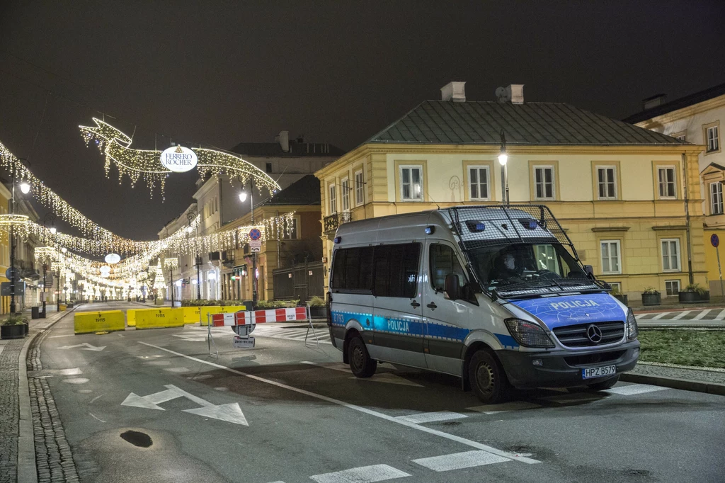 Policja na ulicach Warszawy