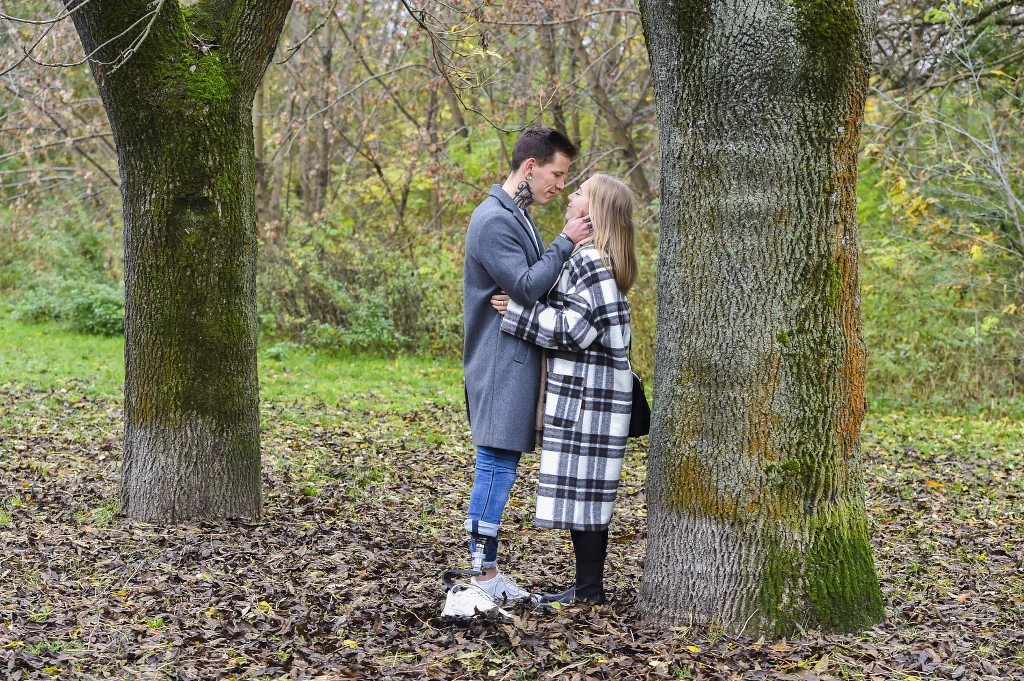 Sylwester Wilk z ukochaną