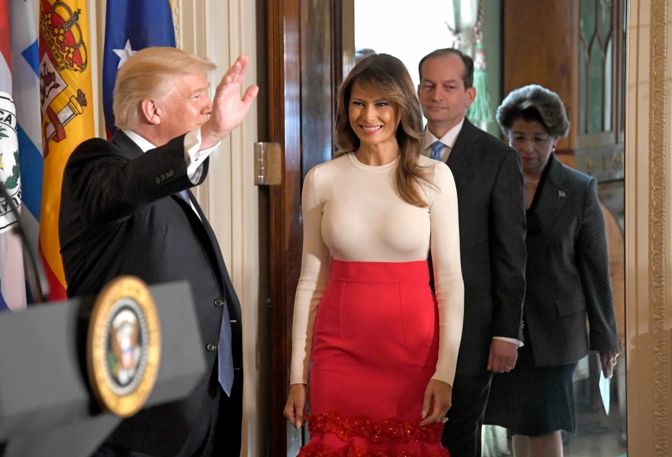 Donald i Melania Donald i Melania