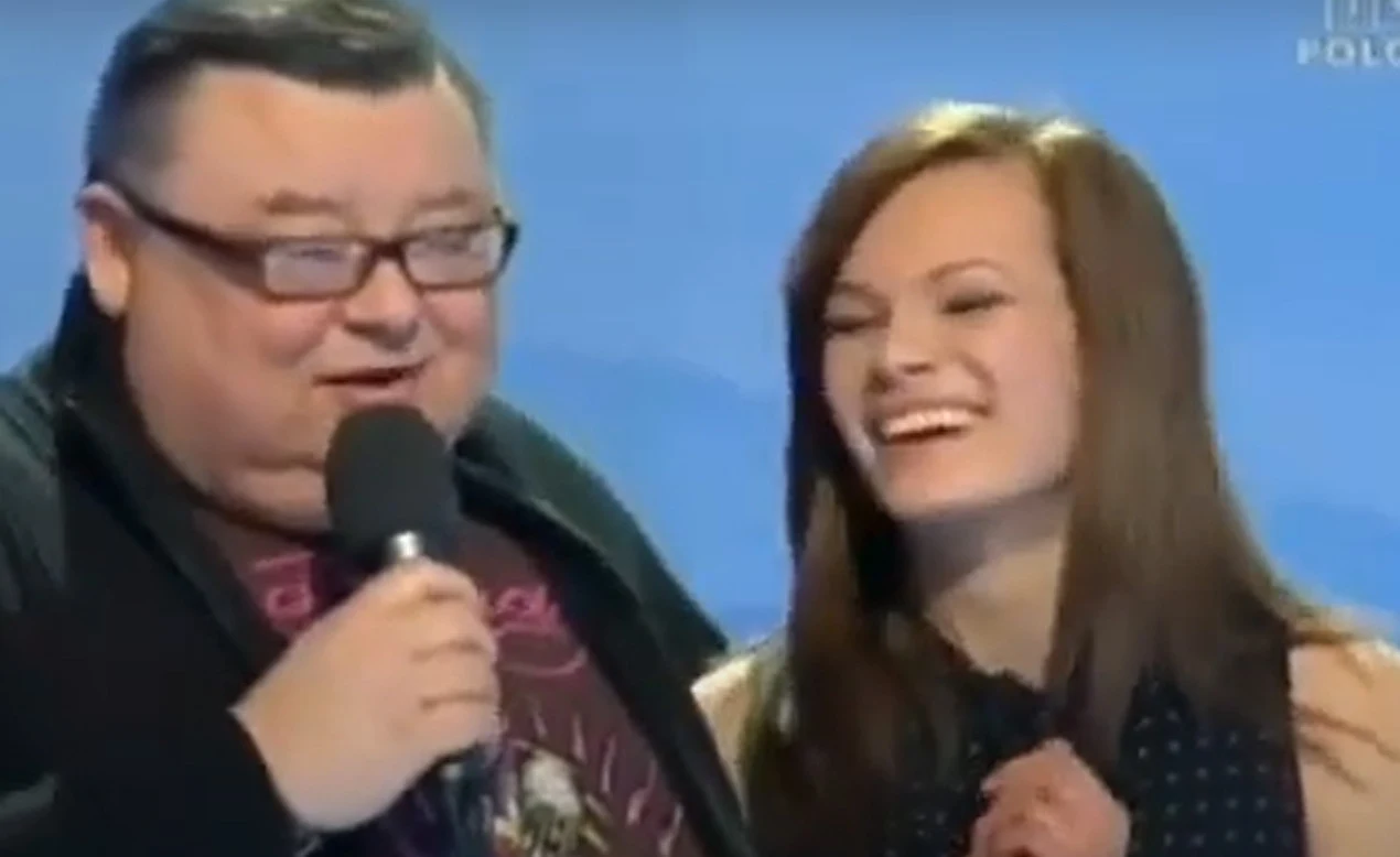 Wojciech Mann i Natalia Szroeder w programie "Szansa na sukces"