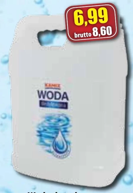 Woda destylowana