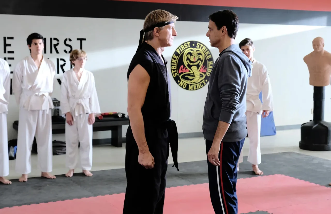 William Zabka i Ralph Macchio w "Cobra Kai"