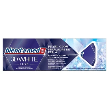Blend-a-med 3DWhite Luxe Pearl Glow Pasta do zębów 75 ml - 3