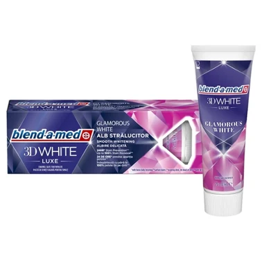 Blend-A-Med 3DWhite Luxe Glamorous White Pasta Do Zębów 75 ml - 4