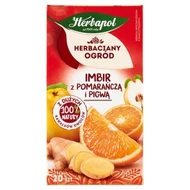 Herbapol Herbaciany Ogród Herbatka owocowo-ziołowa imbir z pomarańczą i pigwą 50 g (20 x 2,5 g)