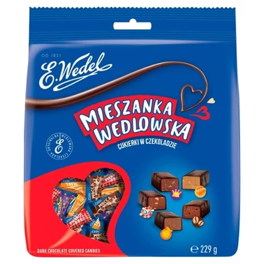 E. Wedel Mieszanka Wedlowska Cukierki w czekoladzie 229 g - 2