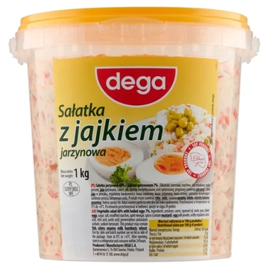 dega Sałatka jarzynowa z jajkiem 1 kg - 5