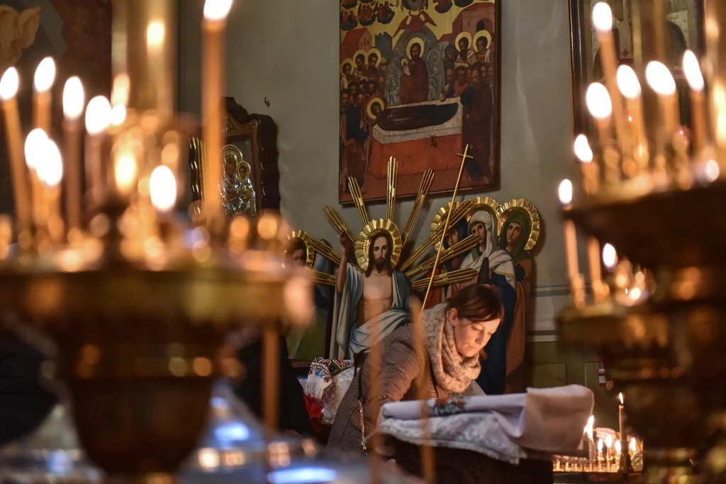 Liturgia święta w Katedrze Prawosławnej Przemienienia Pańskiego w Lublinie Liturgia święta w Katedrze Prawosławnej Przemienienia Pańskiego w Lublinie
