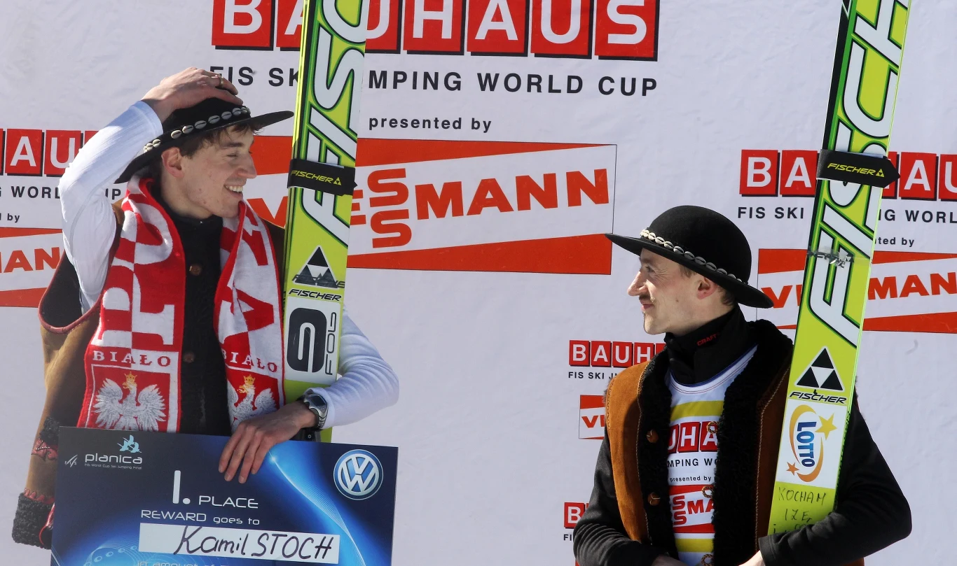 Kamil Stoch i Adam Małysz