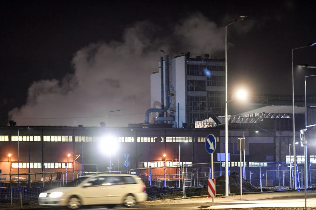 Pożar w zakładach chemicznych w Oświęcimiu Pożar w zakładach chemicznych w Oświęcimiu