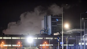 Pożar w zakładach chemicznych w Oświęcimiu