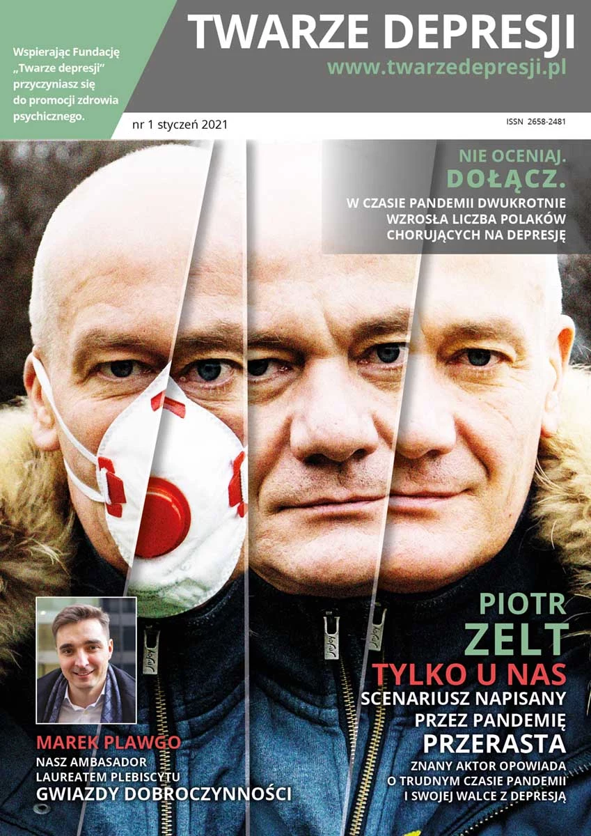 Magazyn "Twarze depresji" można pobrać bezpłatnie ze strony fundacji Magazyn "Twarze depresji" można pobrać bezpłatnie ze strony fundacji