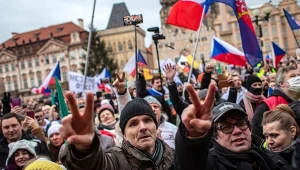 W Pradze nawet trzy tysiące osób protestowało przeciwko działaniom rządu w sprawie pandemii COVID-19